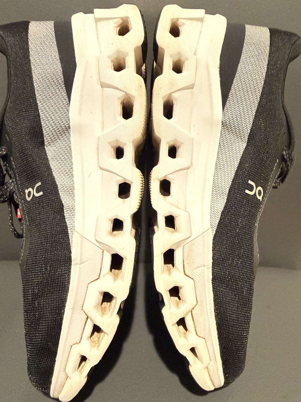 On Cloudmonster 2 Black/Frost Running Shoes 3WE10111197 Womens US 8.5 - Picture 7 of 8